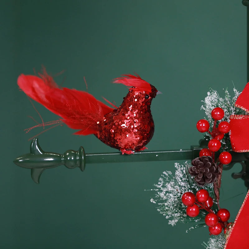 Simulation cast iron flower design Christmas decoration snow light outdoor park street decoration retro Christmas lamp post