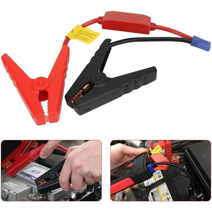 Car Jump Starter Cable with Clamps EC5 Plug Connector Booster Cable Prevent Reverse Charge Module for Auto Battery Jump Start