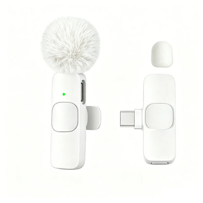 Type-C Port Professional Wireless Lavalier Microphone for Smartphones, Computers, Tablets, Plug and Play