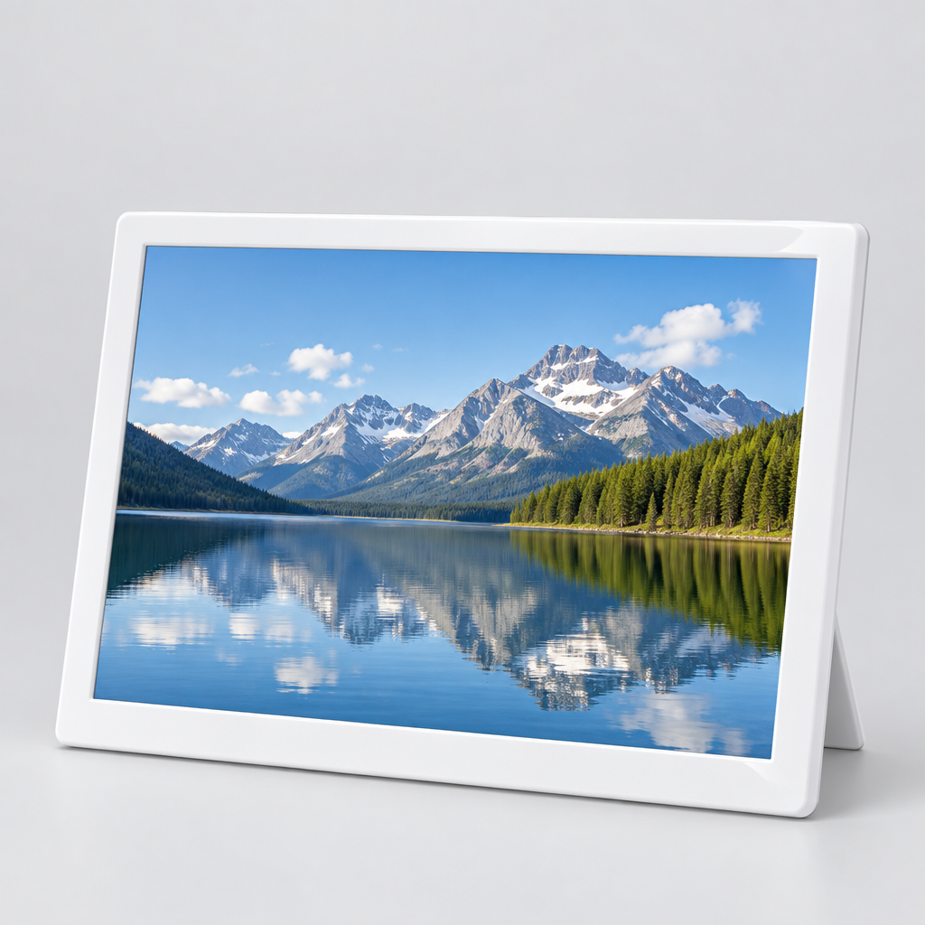 12" WiFi Digital Photo Frame in White